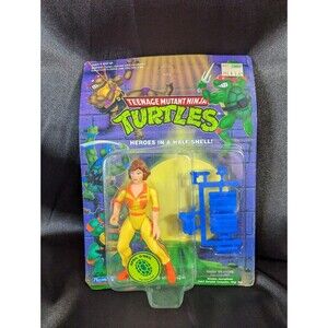 1993 Playmates TMNT Teenage Mutant Ninja Turtles April O'Neil Figure MOSC NEW